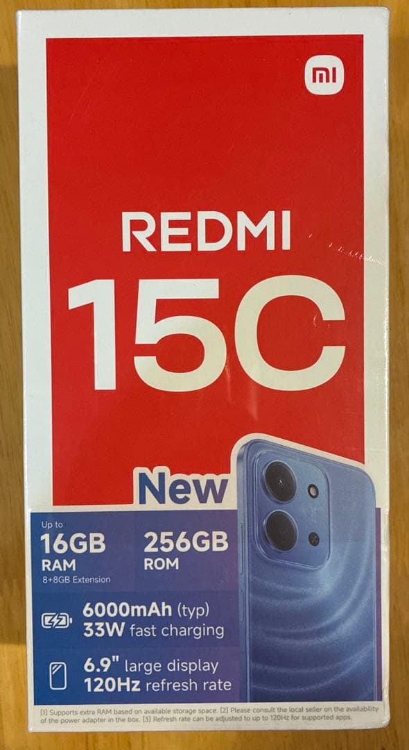 Redmi 15C New 16GB RAM 256GB ROM SIMフリー