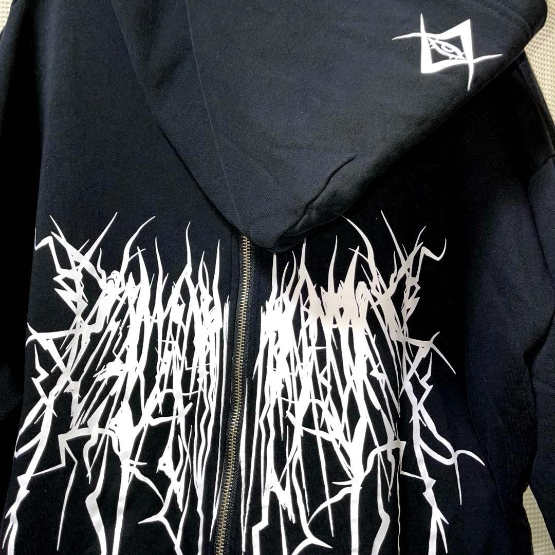 あき　地雷 サブカル REFLEM レフレム ジップ パーカー