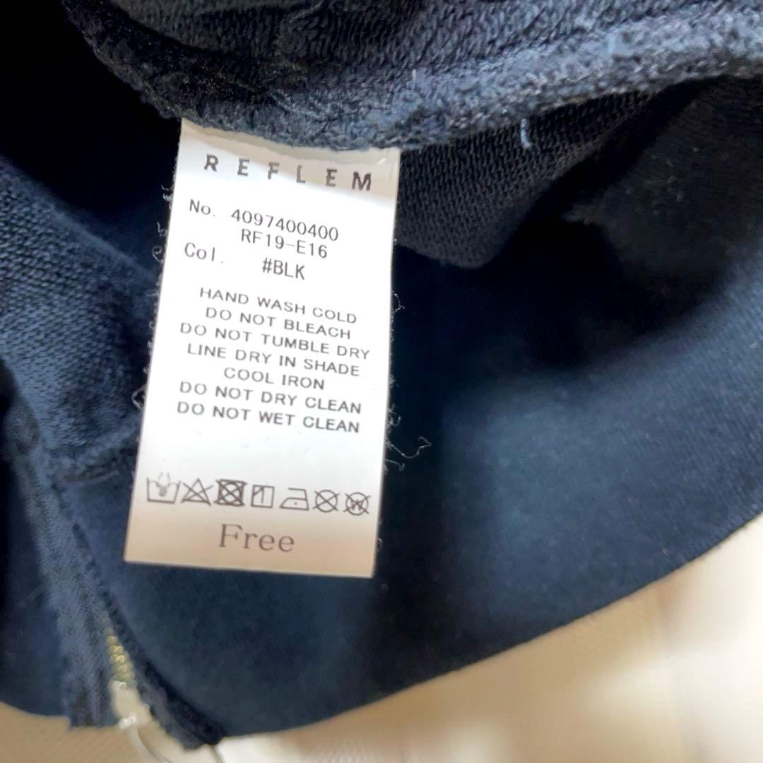 あき　地雷 サブカル REFLEM レフレム ジップ パーカー