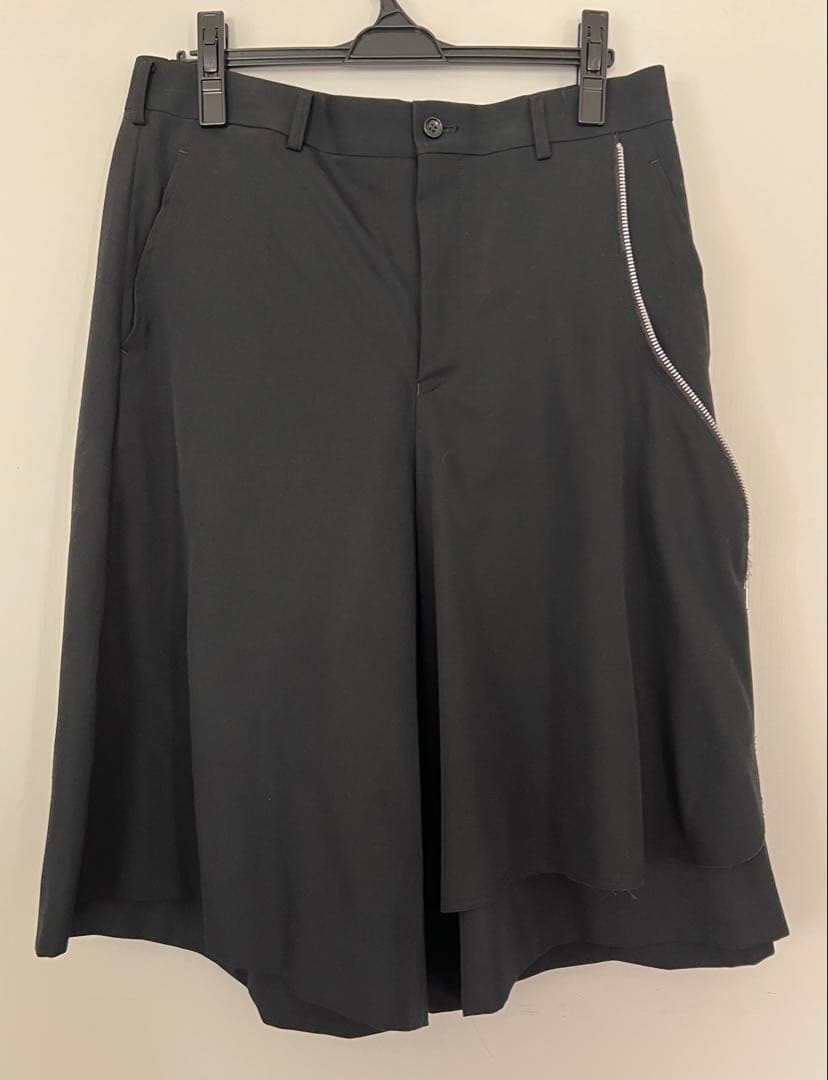 コムデギャルソンオムプリュス 変形ショートパンツ ジッパー