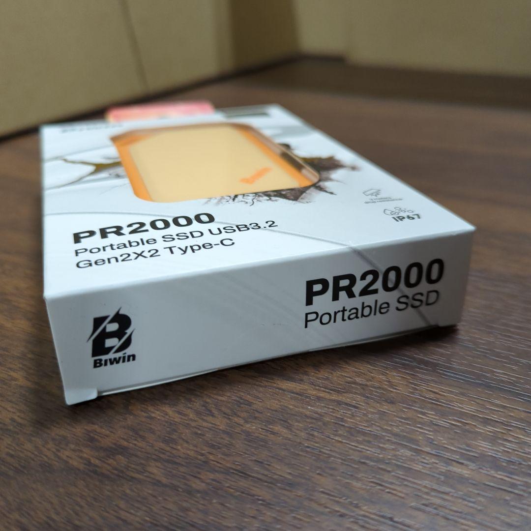 Biwin 外付けSSD 1TB PR2000 新品