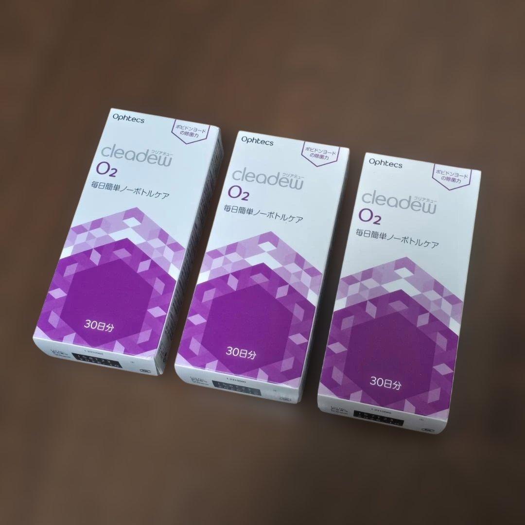 3箱 Ophtecs cleadew o2 オフテクス クリアデュー