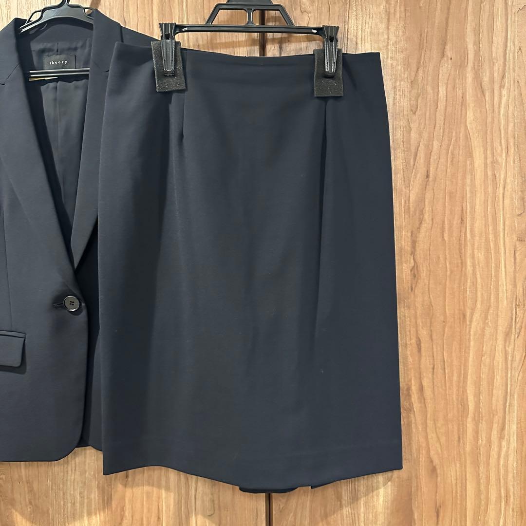 【大幅値下】theory セオリー　スーツセットアップ　ネイビー　上0下2サイズ