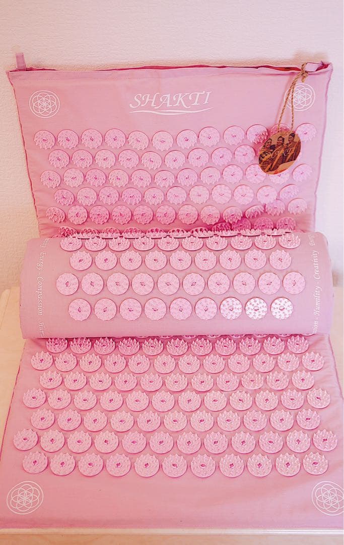 正規品♡SHAKTI シャクティマット＆ピロー　セット　オリジナル ピンク　ヨガ