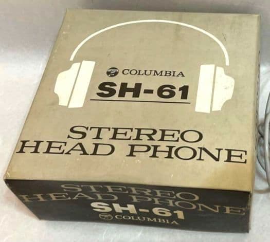 ✥コロンビア ヘッドフォン✥【SH−61】『動作確認ＯＫ/箱付』▶画像・詳説を！