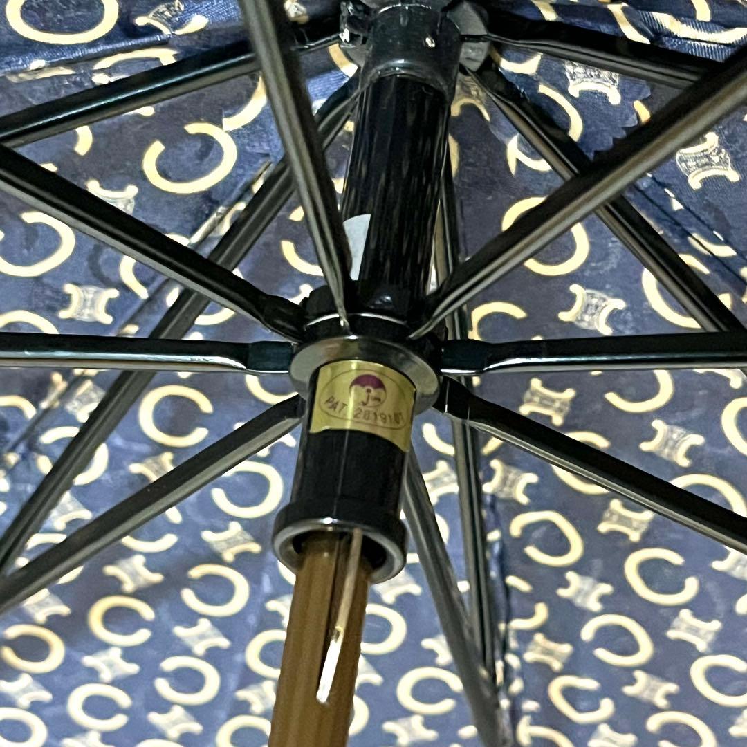✨大人気✨ CELINE 折り畳み傘 マカダム 総柄 レイングッズ 傘