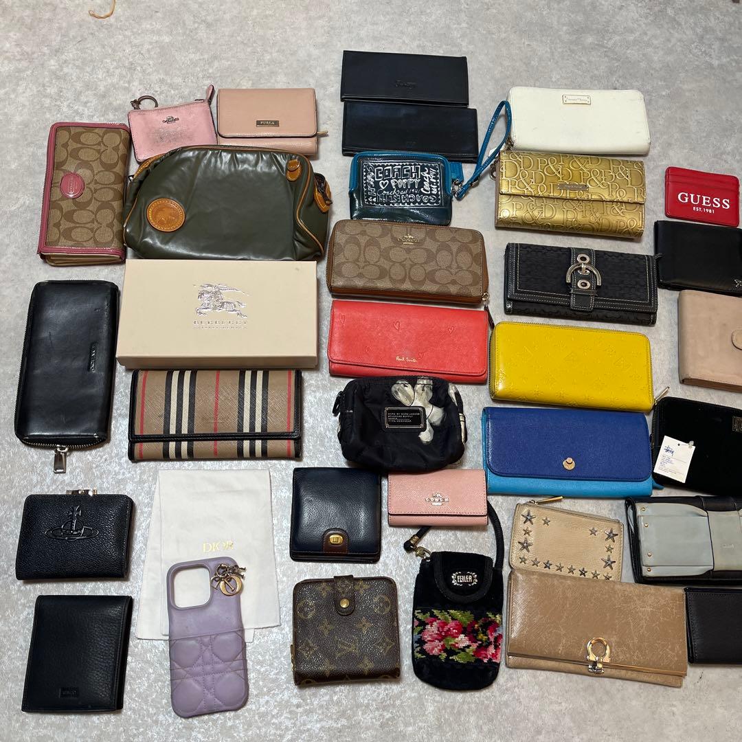 BURBERRY Dior LOUIS VUITTON まとめ売り セット 財布