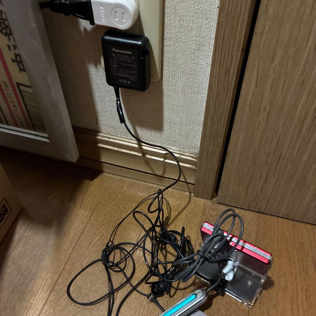 Panasonic MDプレーヤー SJ-MJ99 レッド　赤