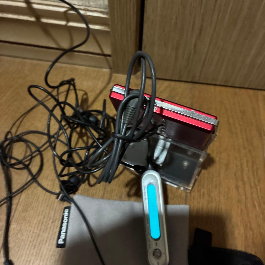 Panasonic MDプレーヤー SJ-MJ99 レッド　赤