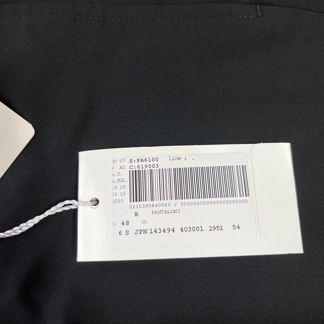 お値下げ！新品★ARMANI COLLEZIONI 黒スラックス 新品タグ付き