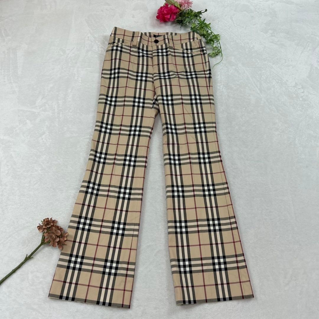 J45 新品未使用 M バーバリーロンドン チノパン ベージュ レディース