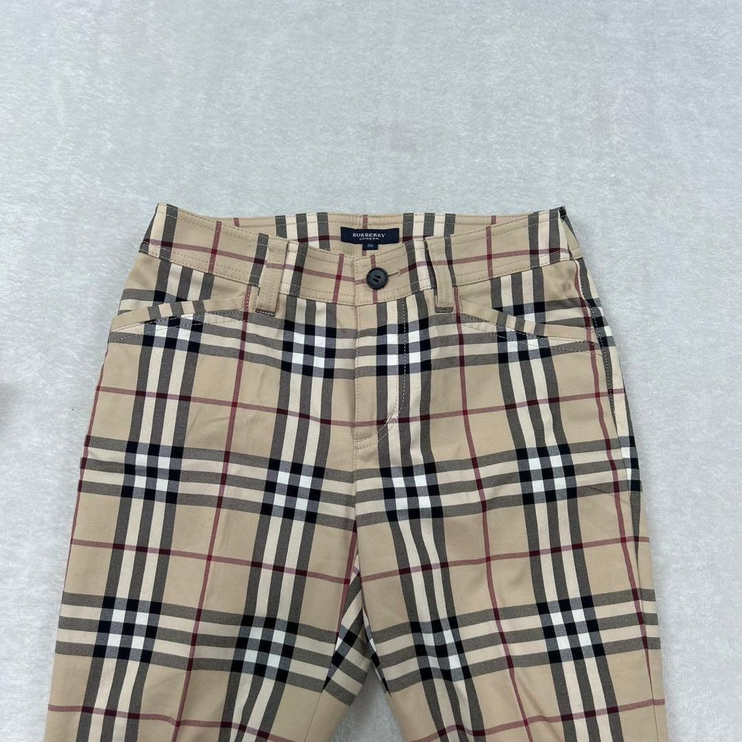 J45 新品未使用 M バーバリーロンドン チノパン ベージュ レディース