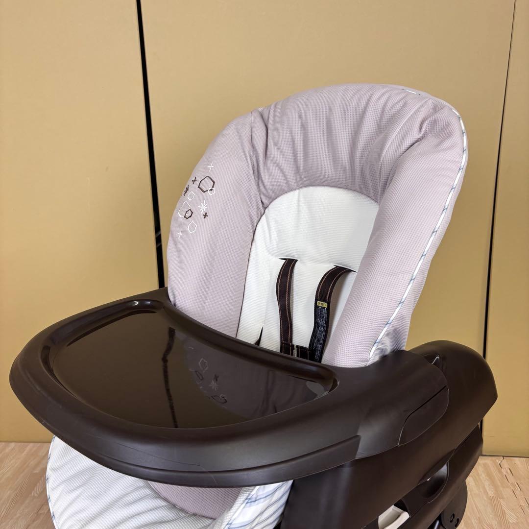 極上クリーニング済　☆美品☆　コンビ　ハイローベッド＆チェア　ネムリラ　4キャス