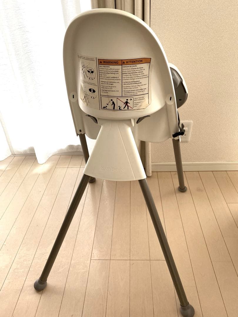 脚グレー色 babybjorn ベビーチェア ハイチェア