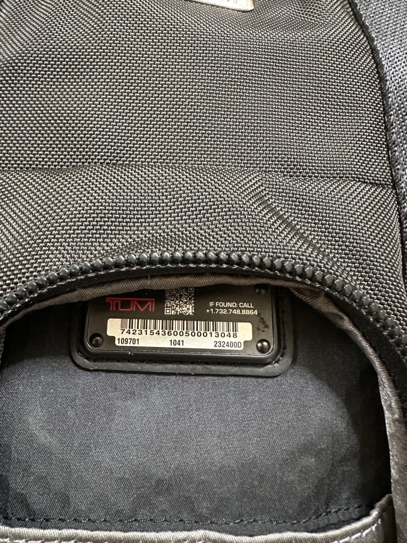 TUMI アルファブラボー 232400D バックパック