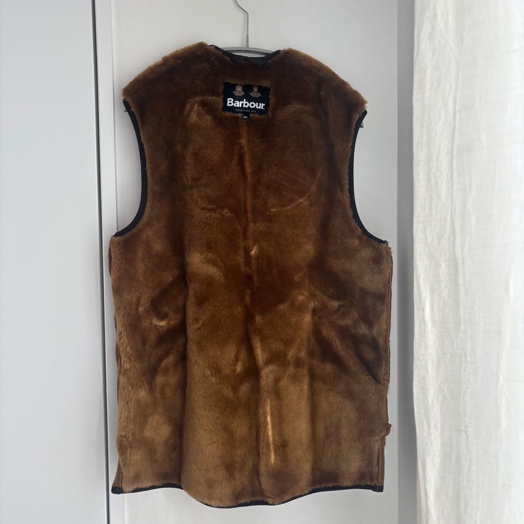最終値下げ　Barbour 36 ファー　ライナーベスト　ファーベスト