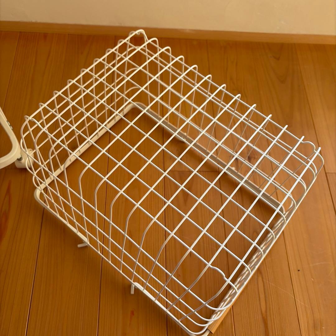 【kurage】山崎実業 tower ランドリーワゴン バスケット