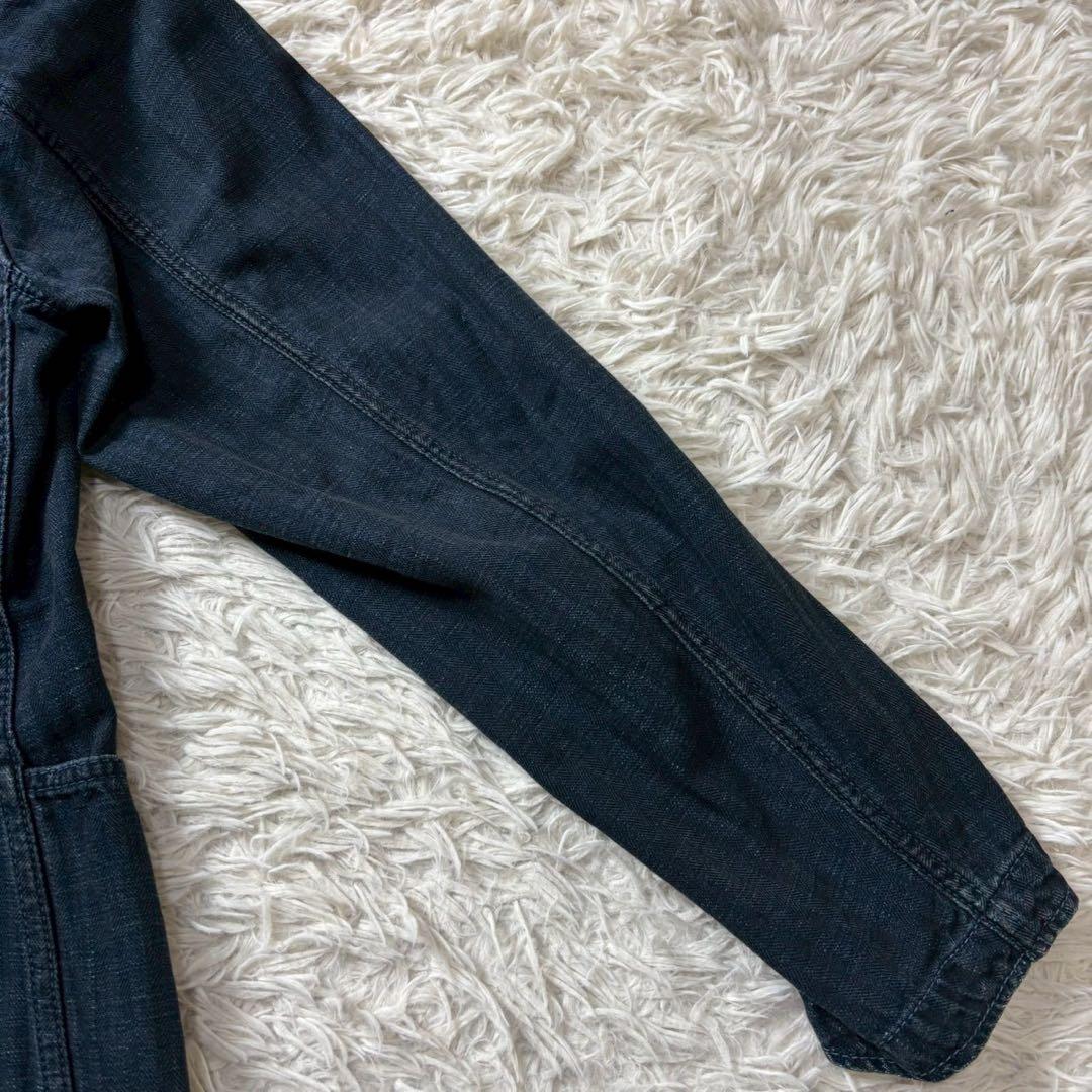 45rpm デニム　テーラードジャケット　インディゴ　アンコン　L相当