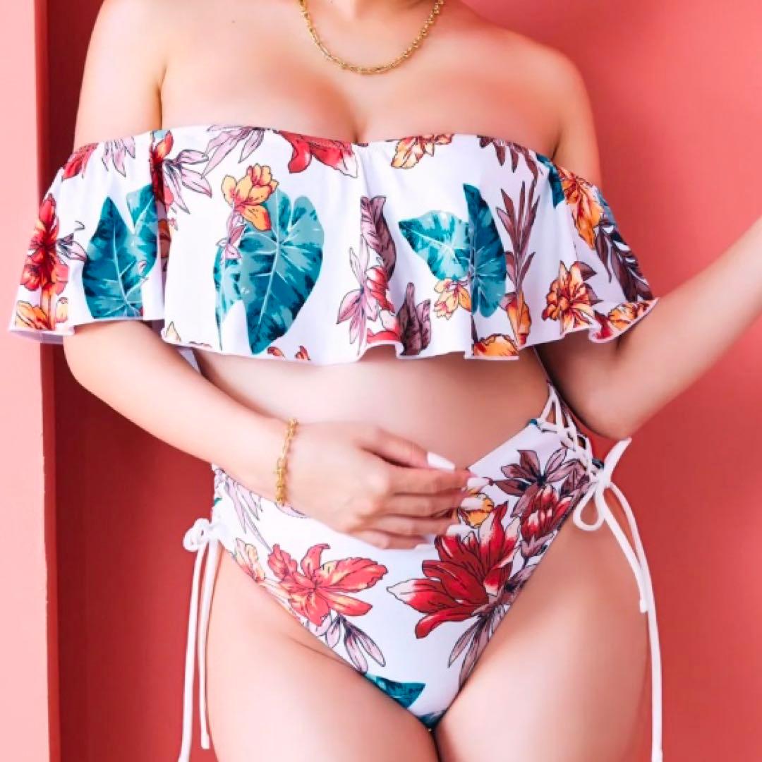 ALENCY オフショルービキニ