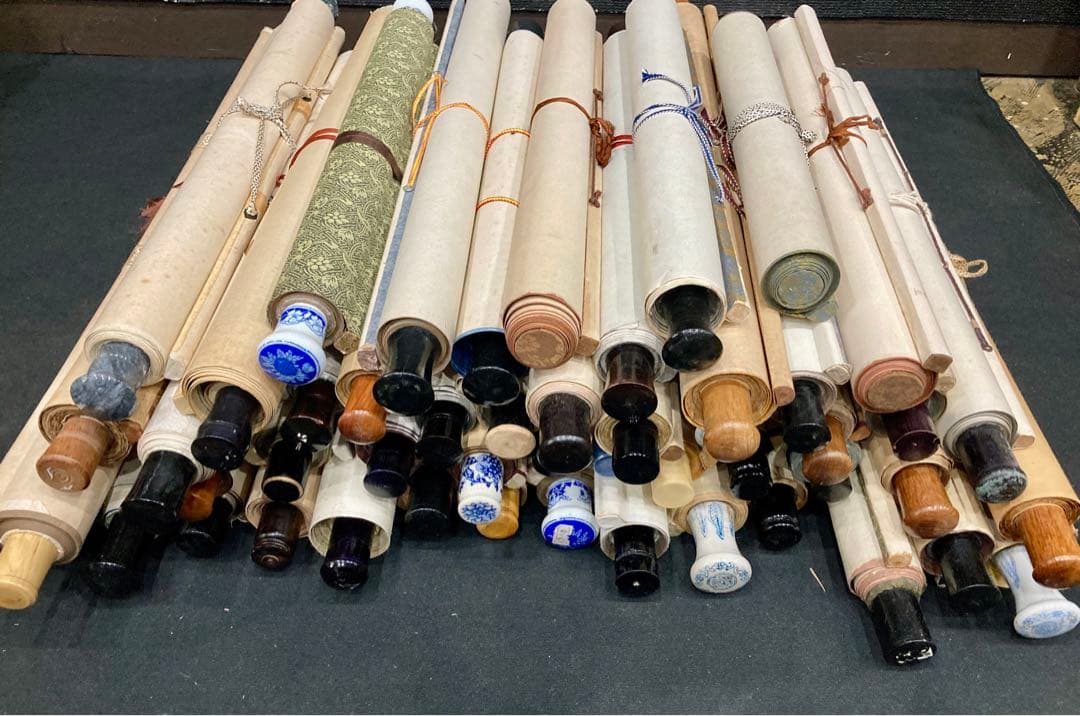 売り切り！★大量★ 全て中国掛軸まとめて50本セット