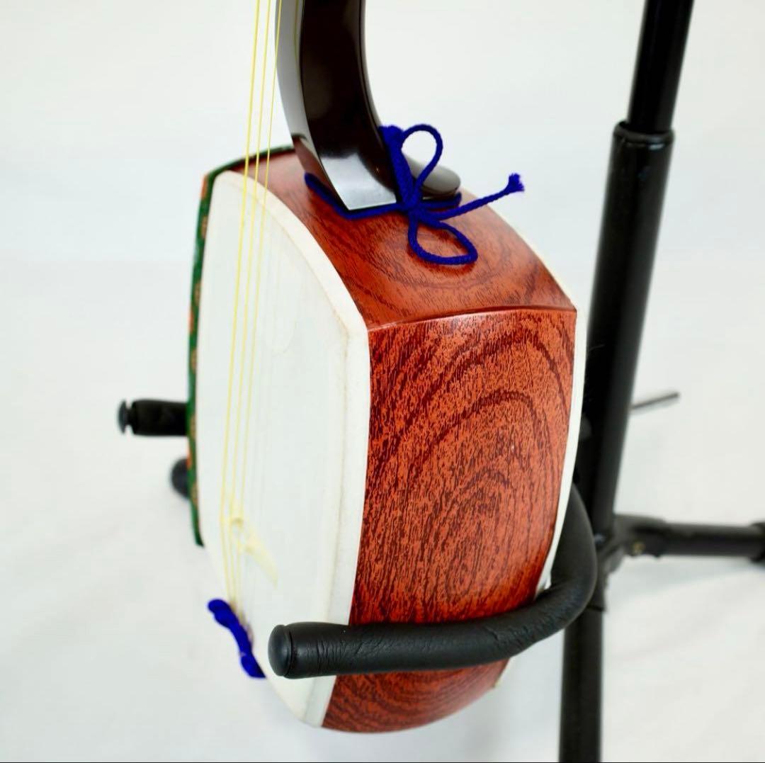 三味線本体 木製 バチ付き　【永莉】