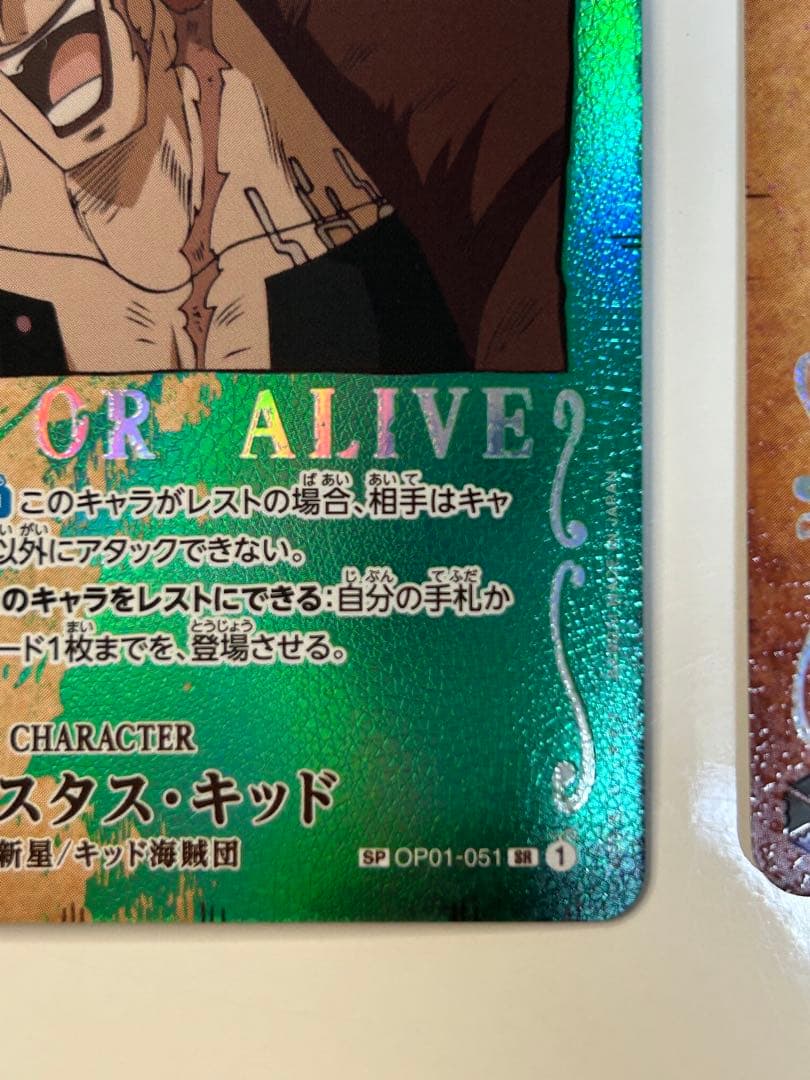 ワンピースカードゲーム キッド・カイドウ・ドフラミンゴ 手配書