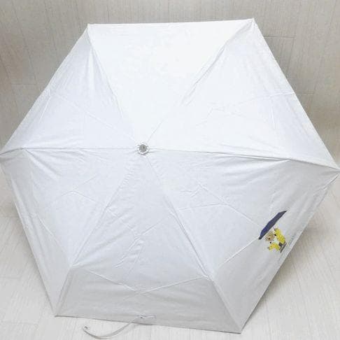 ポロラルフローレン 1級遮光 晴雨兼用 折りたたみ傘 ポロベア レインベア 白