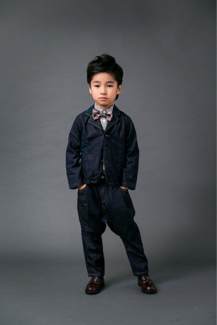 オクノ　サルエル　デニム　セットアップ　スーツ　ワイシャツ