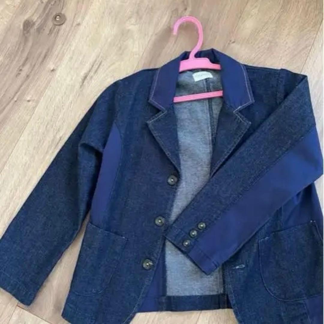 オクノ　サルエル　デニム　セットアップ　スーツ　ワイシャツ