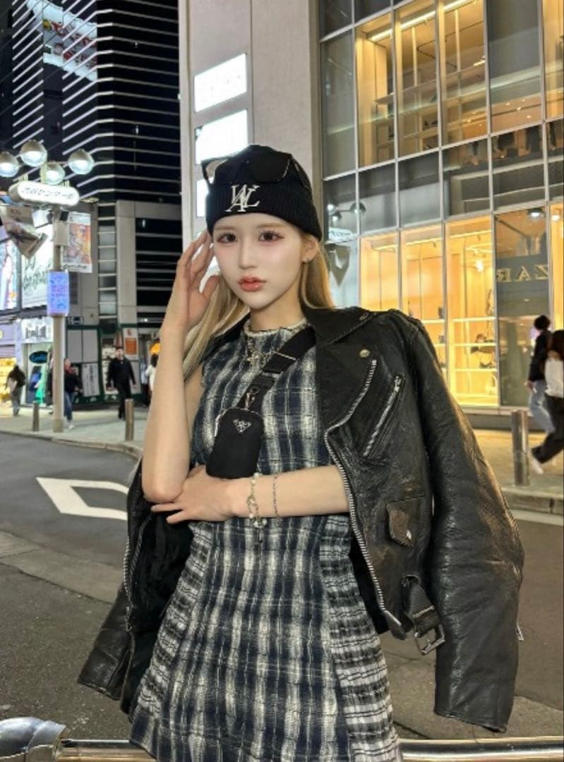 土日限定値下げ‼︎ Darich チェックコンビミニワンピース