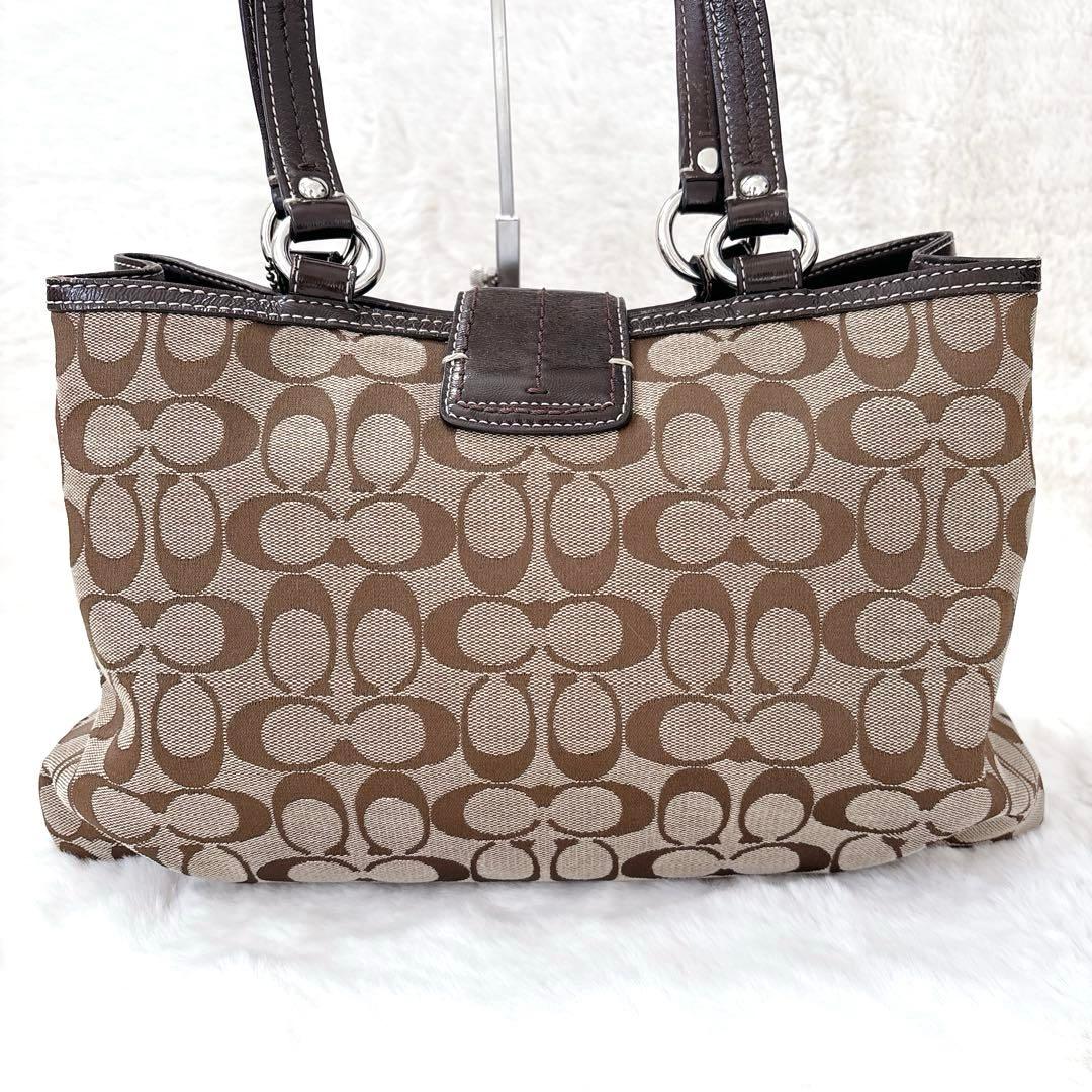 COACH コーチ トートバッグ　シグネチャー キャンバス　ショルダーバッグ