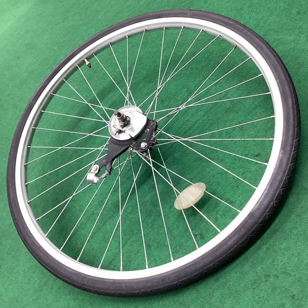 アルミリム　後輪 26x1-3/8 タイヤ付　内装3段　26インチ　リア