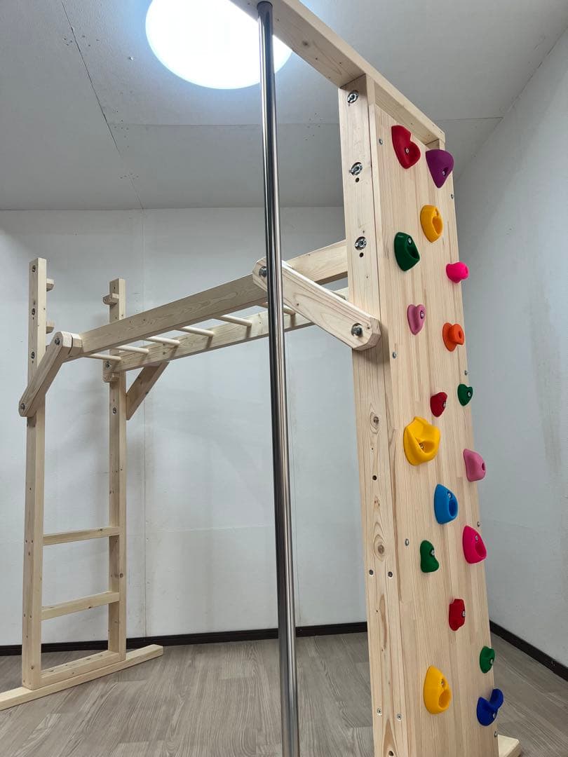 くうちゃん　室内　うんていタイプB ボルダリング　ステンレス　鉄棒