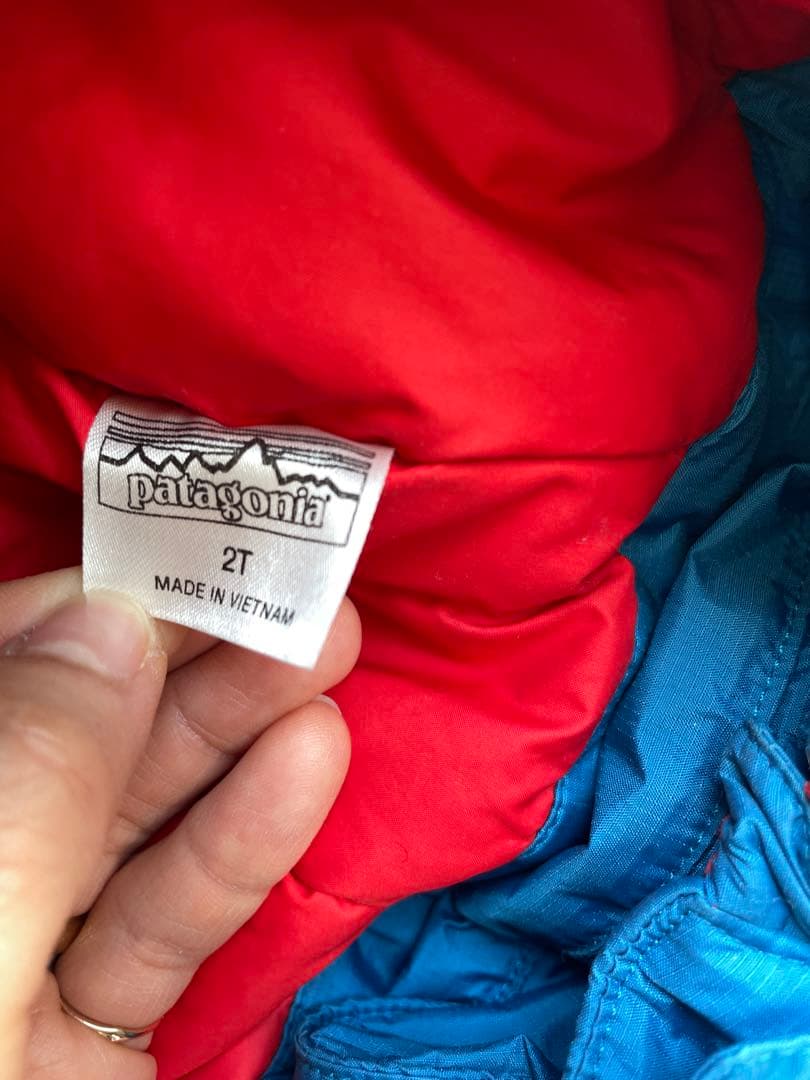 patagonia スキーウェア 2T 青