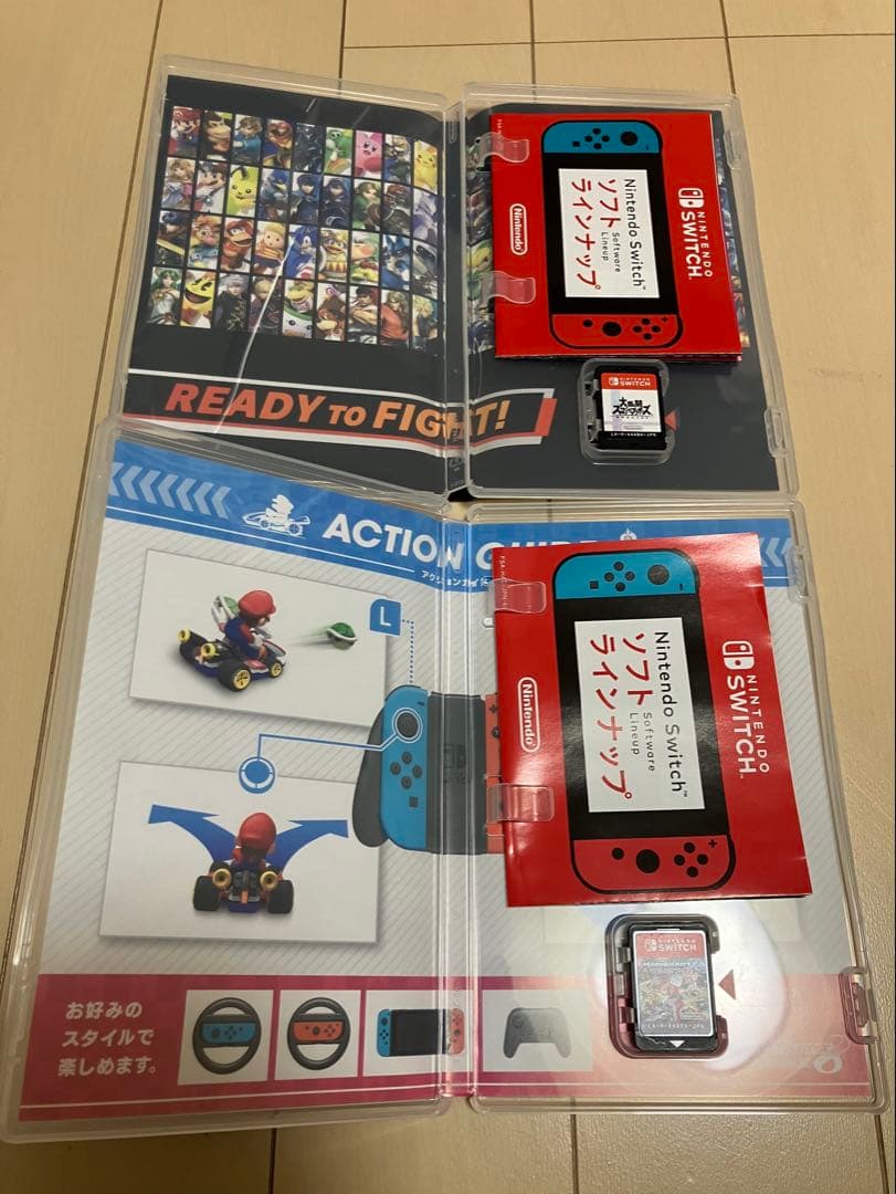 匿名発送　Switch スマブラ　マリオカート　２本セット
