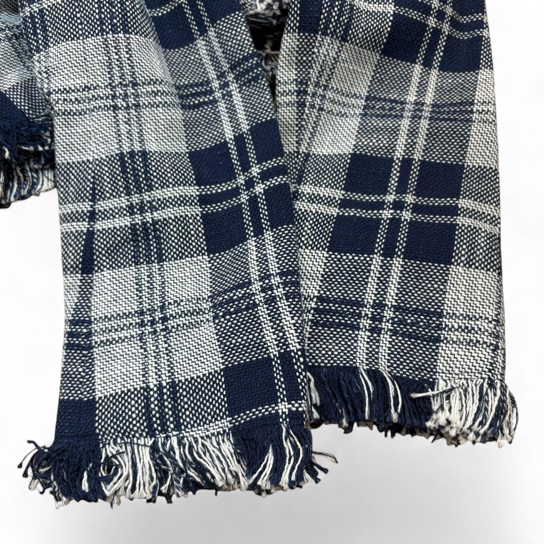 極美品 ヴィヴィアンウエストウッドレッドレーベル チェック柄 変形襟ジャケット