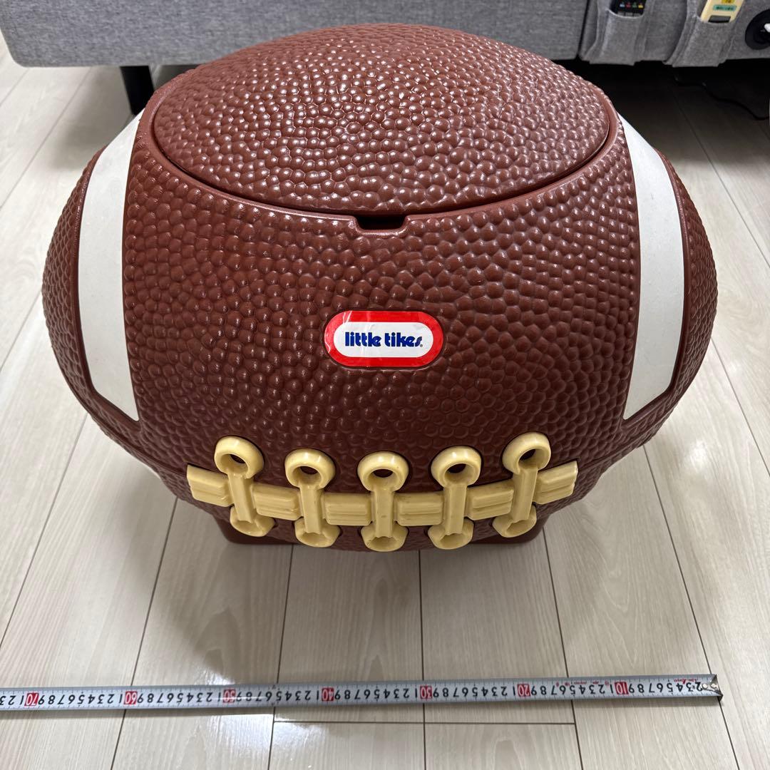 Little Tikes アメリカンフットボール型収納ボックス