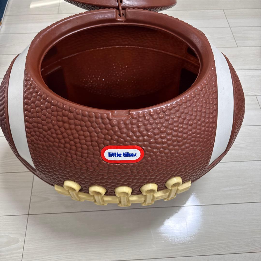 Little Tikes アメリカンフットボール型収納ボックス