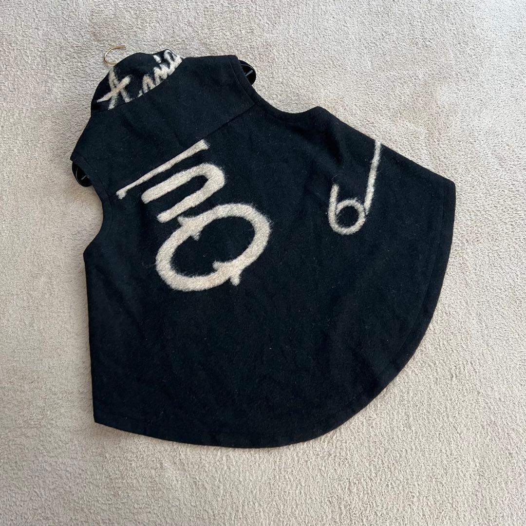 エイココンドウ　ベスト　ポンチョ風　ブラック　40 日本製