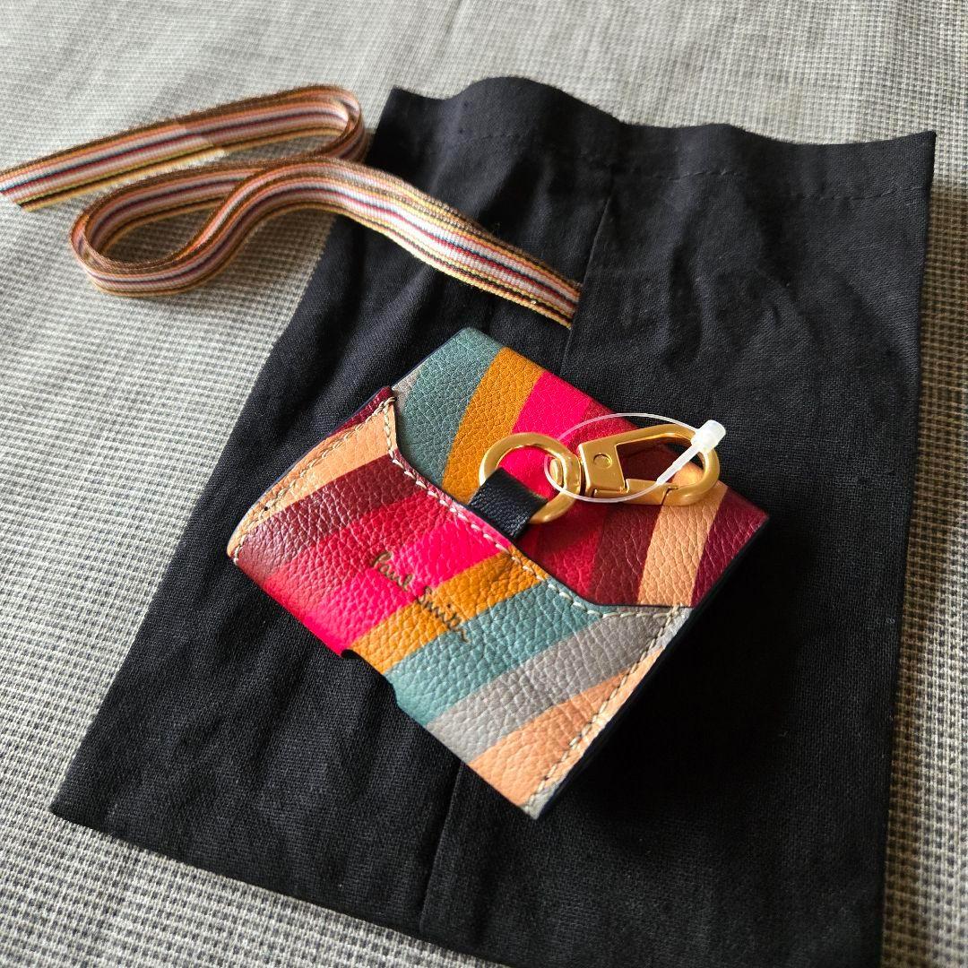 【新品】Paul Smith レザー イヤホンケース スワール マルチ 箱無し
