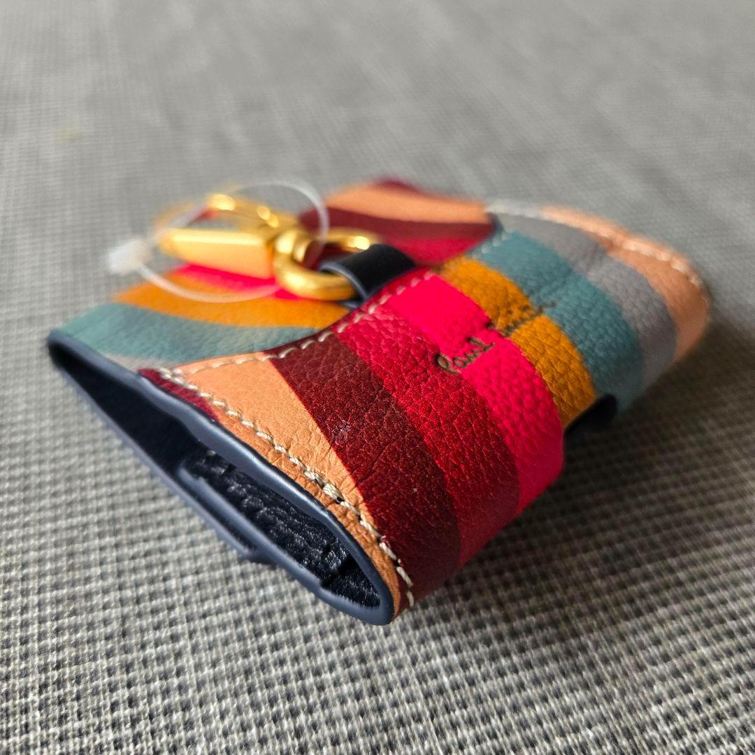 【新品】Paul Smith レザー イヤホンケース スワール マルチ 箱無し
