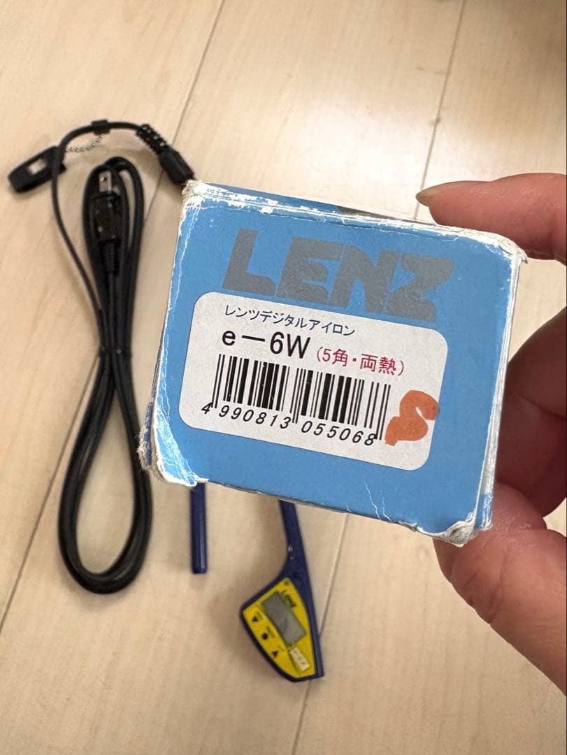 LENZレンツシステムアイロンe-6W デジタル温度表示