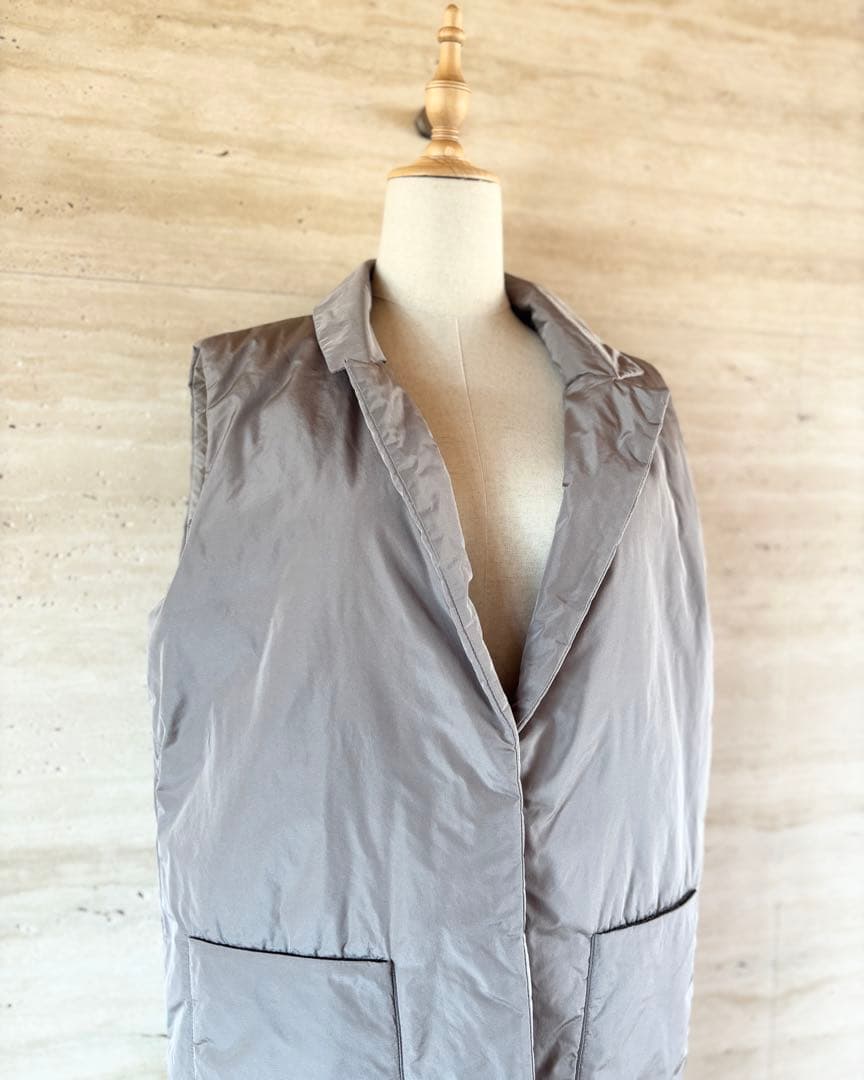 【FABIANA FILIPPI】美品！ベスト　ジレ　グレー