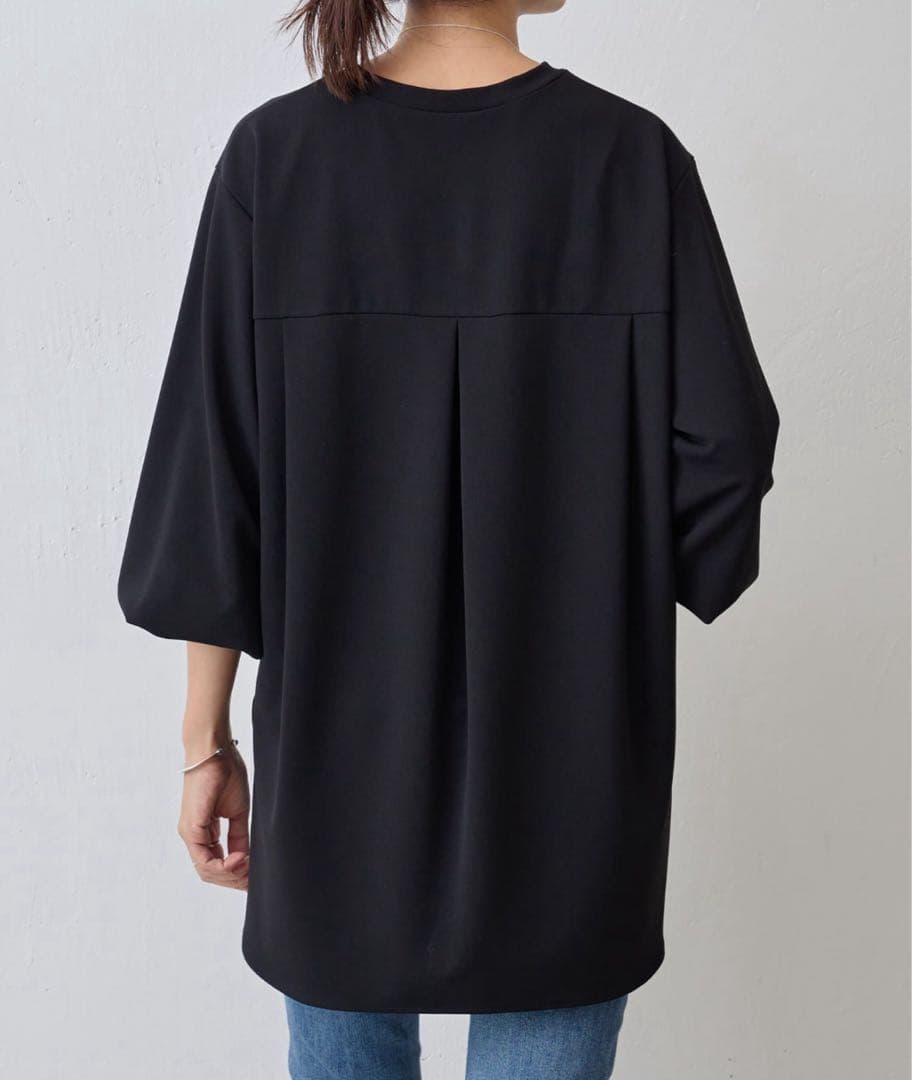 わかばりあさん　専用 【新品】ビアズリー 後ろドレープTブラウス