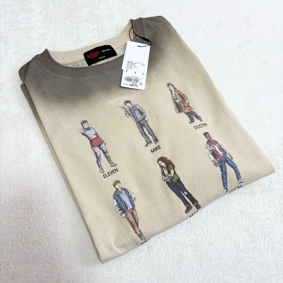 STRANGER THINGS コラボ スプレーアソートロングTシャツ Mサイズ