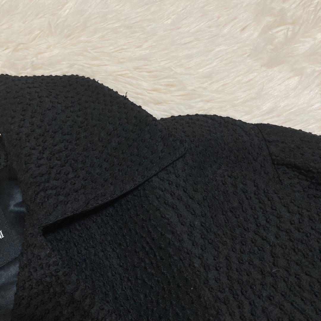 GIORGIO ARMANI ブルゾン ブラック 40 キレイめ オフィス 上品