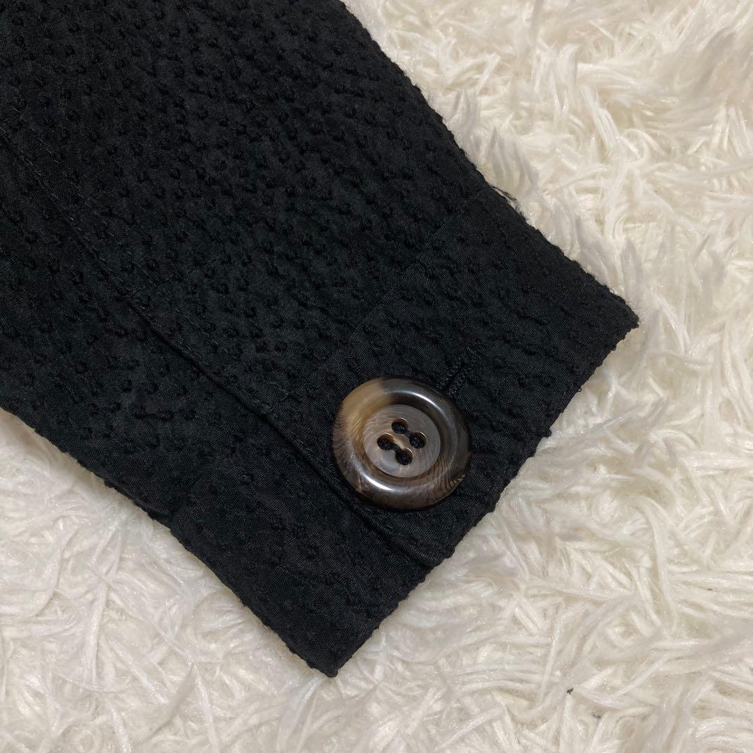 GIORGIO ARMANI ブルゾン ブラック 40 キレイめ オフィス 上品