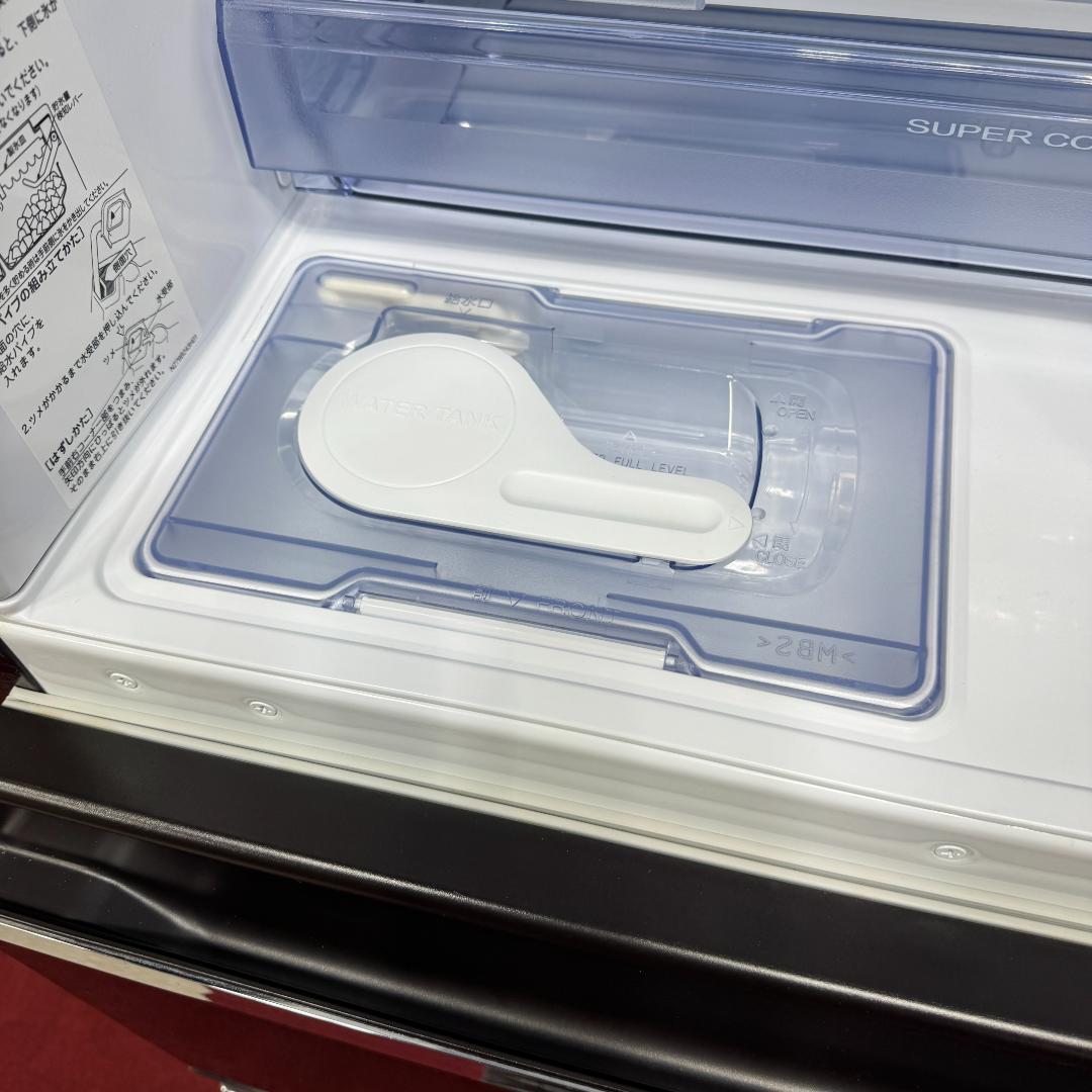 都内23区配送無料　美品三菱3ドア冷蔵庫330L　製氷有2020年製お洒落な茶色