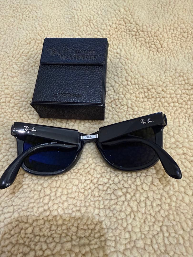 K*E様 Ray-Ban RB4105 フォールディング クラシック P付 ブラ