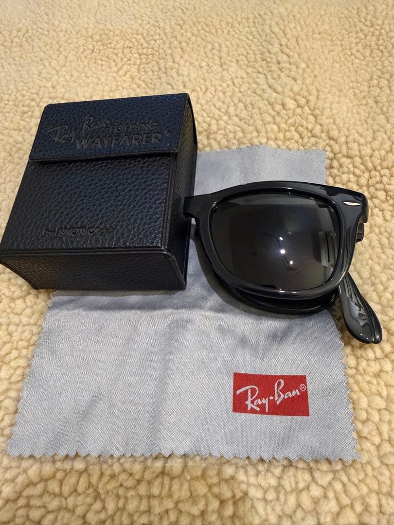 K*E様 Ray-Ban RB4105 フォールディング クラシック P付 ブラ